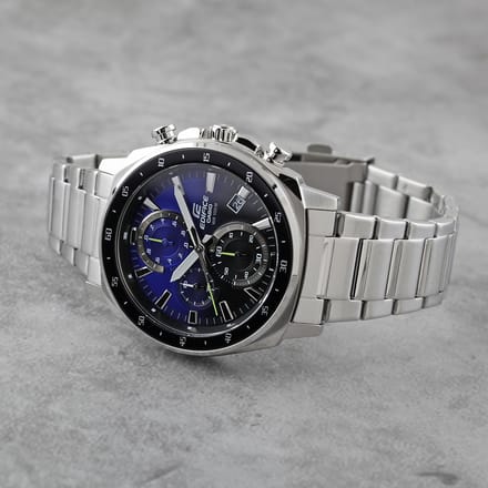 Casio Edifice EFV-600D-2AVUEF Herenhorloge 41 mm - Zilverkleurig