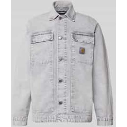 Jeansjack met klepzakken op de borst, model 'Arctic'