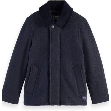 Scotch & Soda Boy Wool-blend Overcoat Sky Captain Größe: 14 | Jacken Outlet | kids