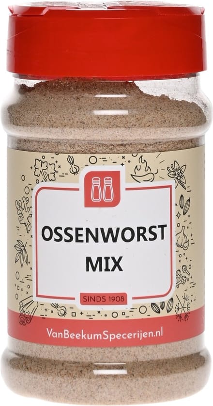 Van Beekum Specerijen - Ossenworst Mix - Strooibus 160 Gram