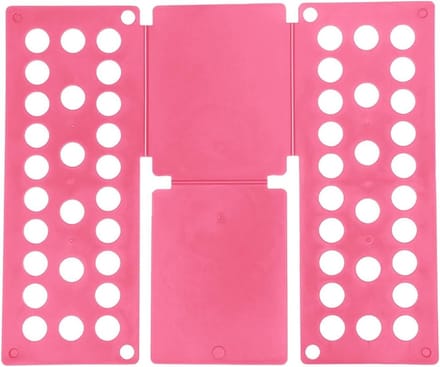 Vouwplank Kleding - Was Organizer - Efficiënt Vouwen - Gelijkmatige Vouwen - Groot Formaat - Roze