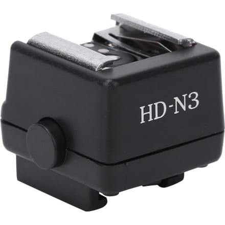 Adaptateur de montage pour flash PC HD-N3 pour caméra vidéo gray