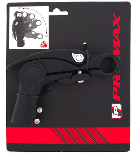 Promax Stuurpen - Verstelbaar met hevel - 25,4 / 110 / 28,6 mm - Mat zwart