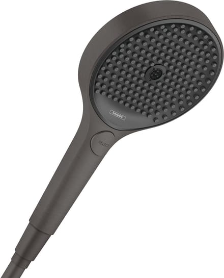 Hansgrohe RainFinity 130 - 3jet - handdouche - hoogglans zwart chroom