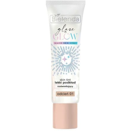 Bielenda GLAZE &amp; GLOW Skin Tint Light Illuminating Foundation Shade 01 30 ml