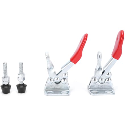 2Set Neerhouder Knevelklem LD GH?201?Een Klemmal 30kg Houdcapaciteit white