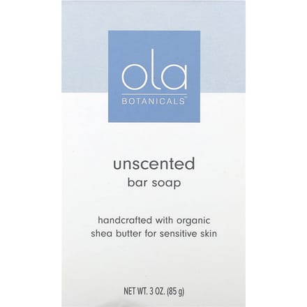 Dr. Mercola, Ola Botanicals, Bar Soap, Unscented, 3 oz (85 g) gray