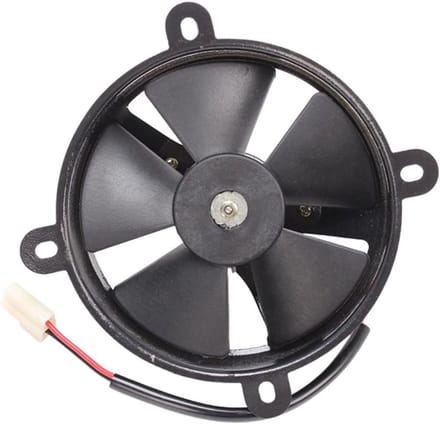 Motorfiets Radiateur Ventilator - Koelventilator Motor - Motor Koelen - Universeel Ontwerp - 12V - Zwart