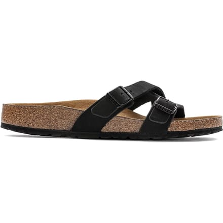 Damessandalen van nubuckleer Birkenstock Yao