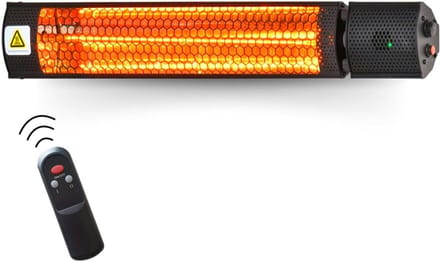 Terrasverwarmer - Buitenverwarming - Buiten Zitten - Directe Warmte - 62.5 cm - Zwart