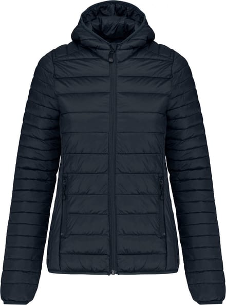 Kariban Ladies' lightweight hooded padded jacket K6111 - Navy - M