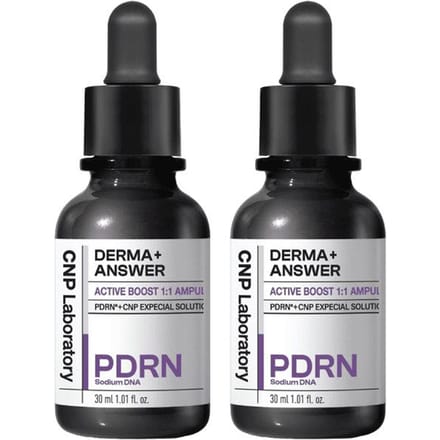 [CNP] Ampoule PDRN Active Boost Réponse Derma Double Set 30 ml x 2 black