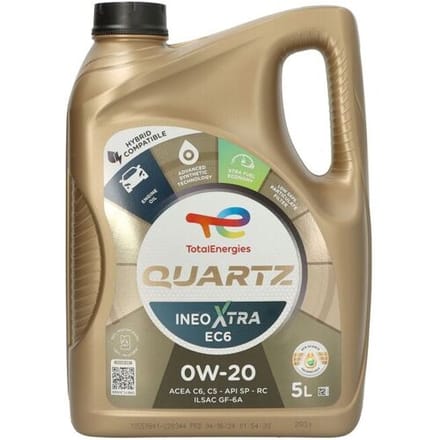 Motorolie TotalEnergies 2228344 Quartz XTRA 0W20 5L