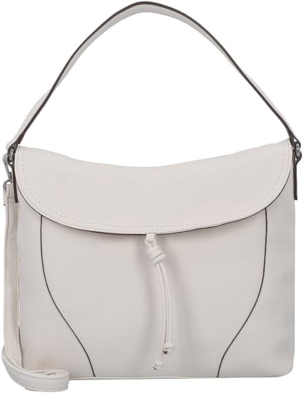 TOM TAILOR Schoudertas Malia Hobo Bag Cream White Crème