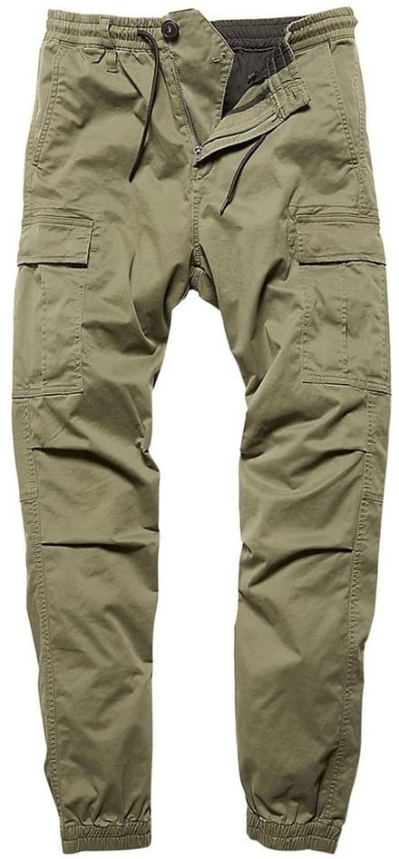 Vintage Industries Chino-broek Vince Cargo Jogger Olive