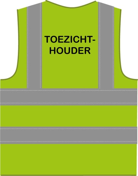 Hesje toezichthouder RWS limoengroen