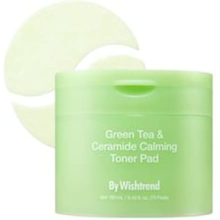 By Wishtrend - Green Tea & Ceramide Calming Toner Pad 70 pads