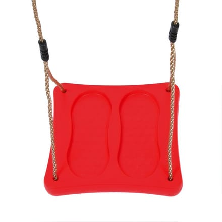 Swing King schommelzitje voetschommel 35cm - rood