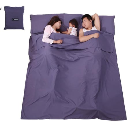 Sac de couchage léger, doublure, Camping en plein air, hôtel, drap de voyage L