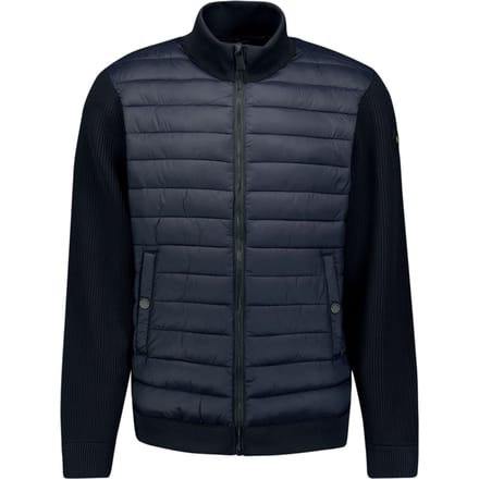 No Excess Jacket Stand Up Collar Padded Mix With Knit Night Größe: M | Leichte Jacken Outlet | Herren | Schwarz