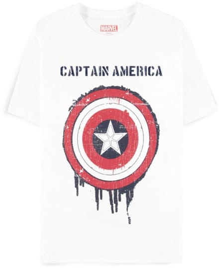 Captain America Brave New World - Shield Heren T-shirt - wit - M