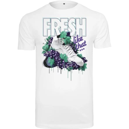 Mister Tee - Fresh Like That Heren T-shirt - XS - Wit