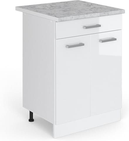 Vicco R-Line Universele onderkast – 60 cm met laden Wit Hoogglans
