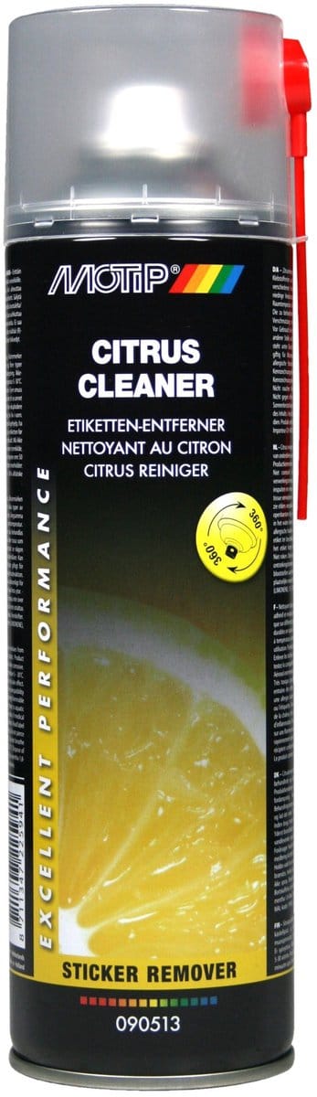 MoTip Citrus Reiniger & Sticker Verwijderaar spuitbus - 500ml