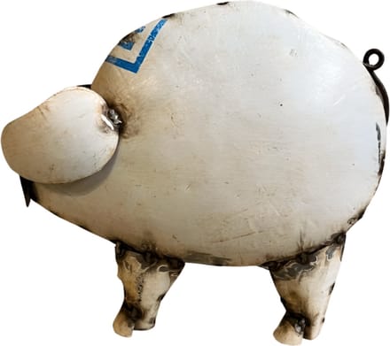 Pig old iron 35x15H30cm