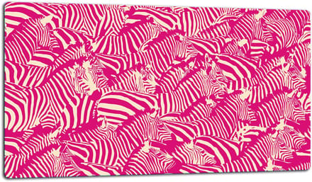 TMK ArtDeko - Glazen Snijplank - 52x30cm - Zebra - Hittebestendig