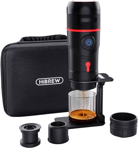 HiBREW Portable coffee maker 3-in-1 with case H4-premium 80W