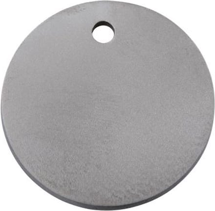 Red Dingo Hondenpenning titanium - maat M - rond 30 mm