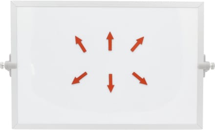 Sam Creative Magnetisch Symbool - Pijl - 1,2x3 cm - Bruin - 25 stuks - Whiteboard Magneten