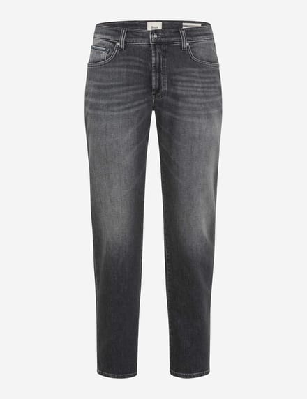 Brax Heren Jeans  Style CLINT GREY STEEL USED, denim mediumgrijs, maat 36/36