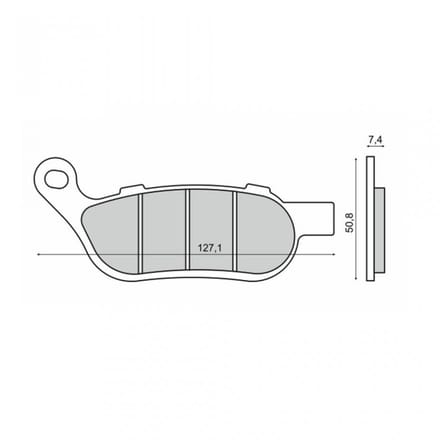 Plaquette de frein Sinter pour Deux Roues GZM / AR / 4229808 Neuf