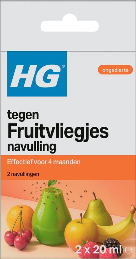 HGX fruitvliegjesval navulling 40ml
