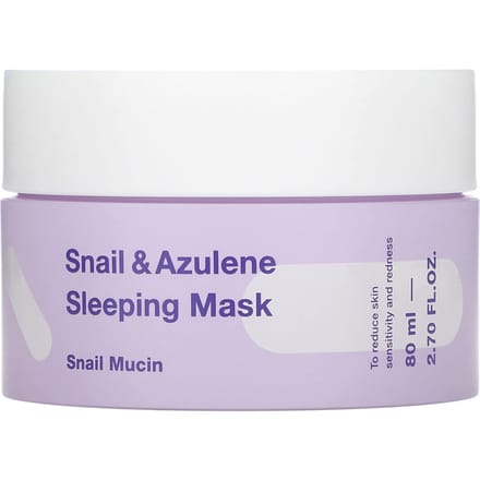 Tiam, Snail & Azulene Sleeping Beauty Mask, 2.7 fl oz (80 ml) white