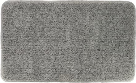 Tendance Badmat Aquarius - microfiber - hoogpolig - lichtgrijs - 45 x 75 cm - badkamer - antislip