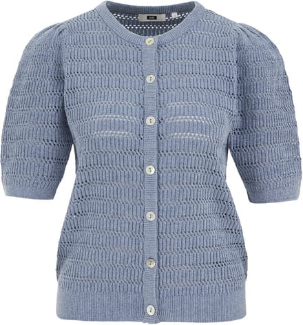WE Fashion Dames vest met open structuur