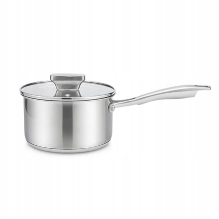 RVS Steelpan met Deksel 16 cm, 1.7 L - Maestro