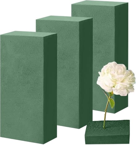 Steekschuim voor Bloemstukken - 3 Stuks Nat Insteekschuim voor Bruiloften en Feesten
