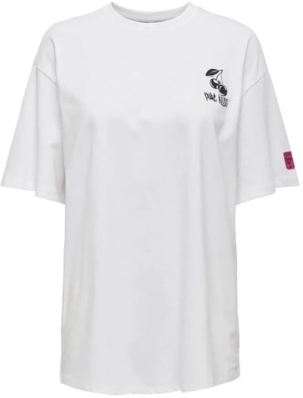 Only Cilla Life T-shirt Met Korte Mouwen Wit XL Vrouw