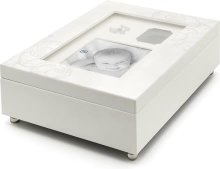 Zilverstad - Keepsape memory box Baby met muziekdoosje