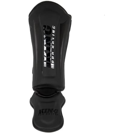 King Pro Boxing Revo Series 4 - Scheenbeschermers kickboksen - L - Zwart