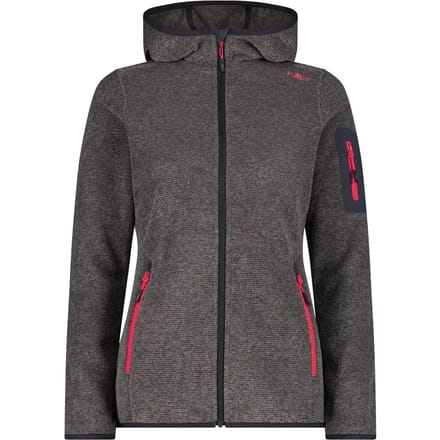 Dames fleece met capuchon CMP