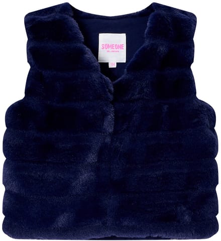 Someone SCOTTIE-SG-13-I Meisjes Gilet - NAVY