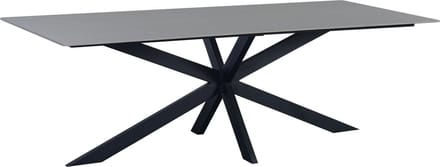 Dimehouse Eettafel Edin Sintered Stone Marmerlook Grijs 230 x 100 x 76cm - Marmer - Modern - Rechthoek