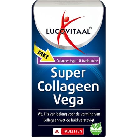 Lucovitaal super vegan collageen 30 tabletten
