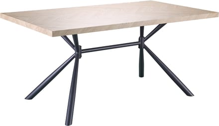 Monza-Eettafel - 160x90 cm - Visgraat Eikenlook