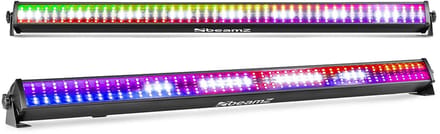 BeamZ set van 2 LCB288 RGBW LED Barren - Wash en stroboscoop - 102 cm